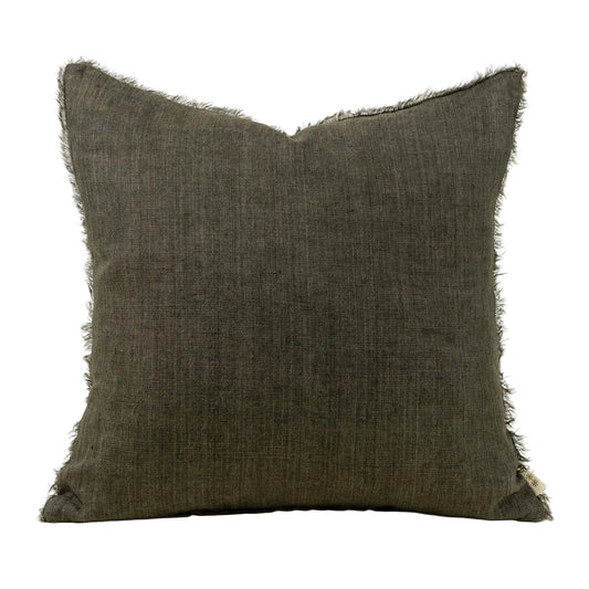 24x24 Lina Linen Pillow Avocado