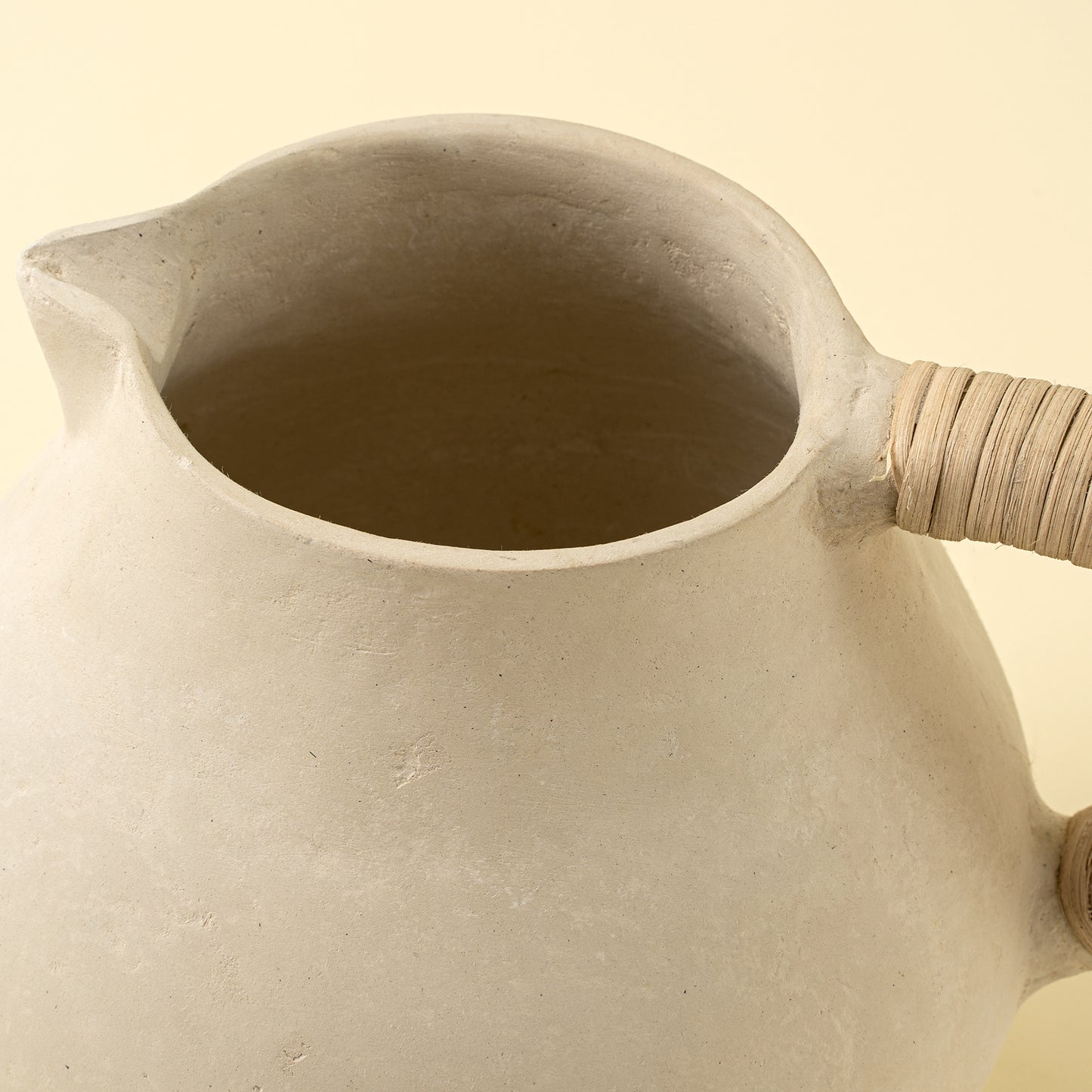 Atelier Paper Mache Pitcher, Round