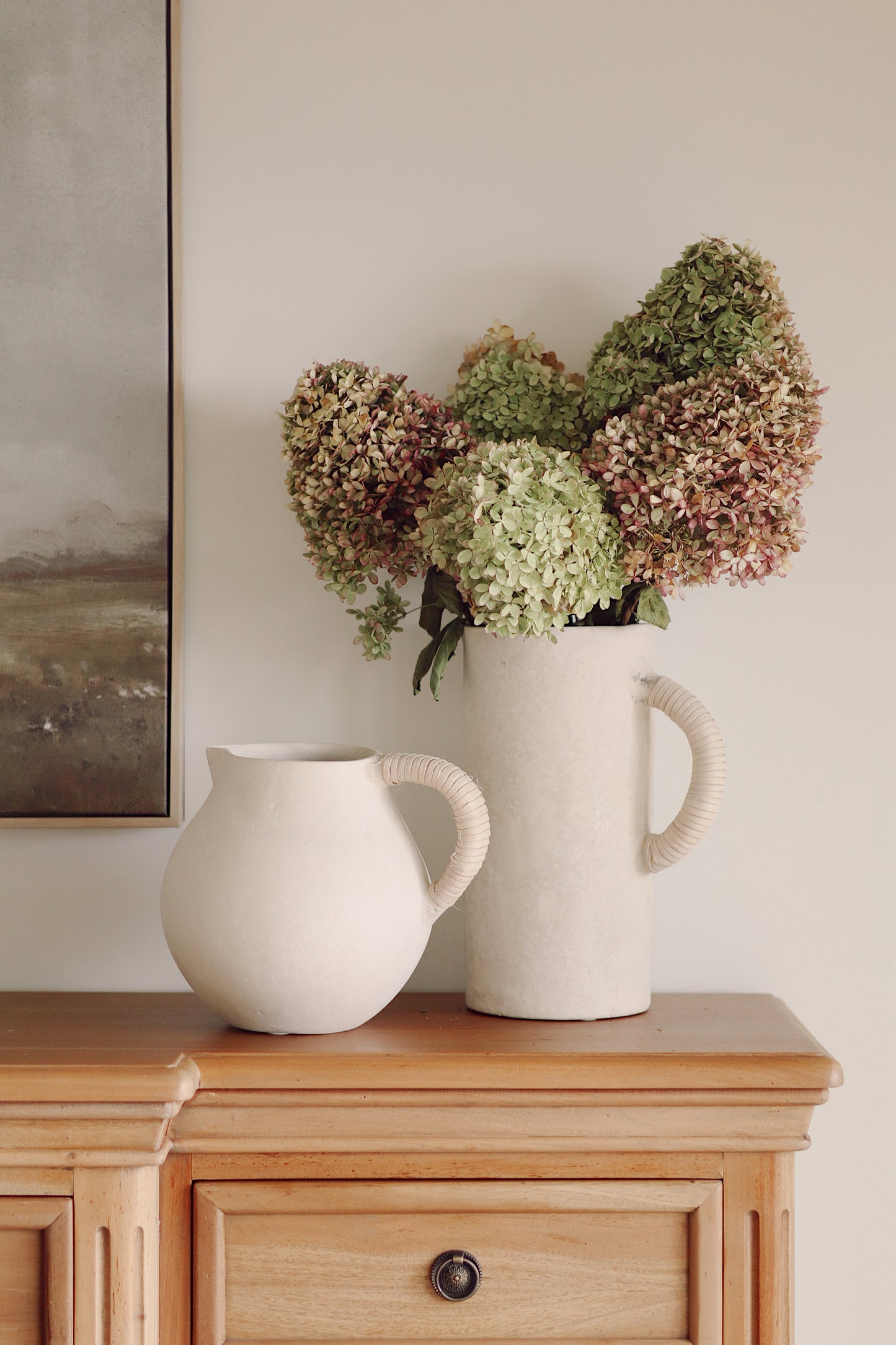 Atelier Paper Mache Pitcher, Round