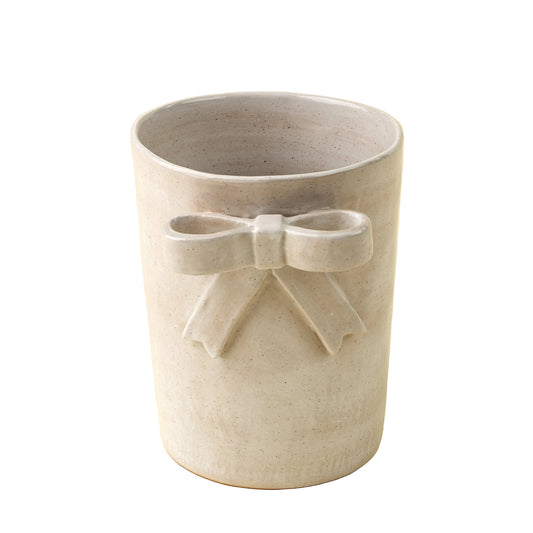 Stoneware Bow Crock