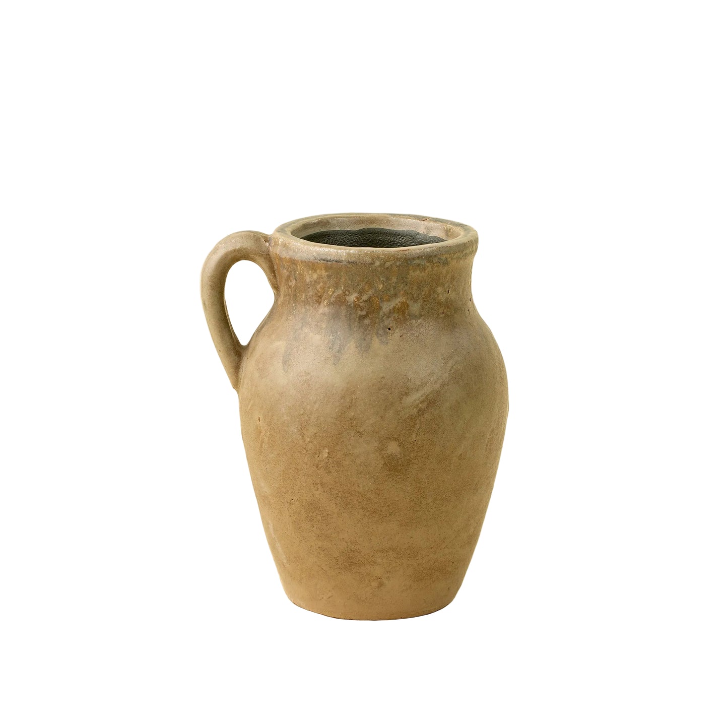 Rhodes Pitcher Vase S, Reactive Brown