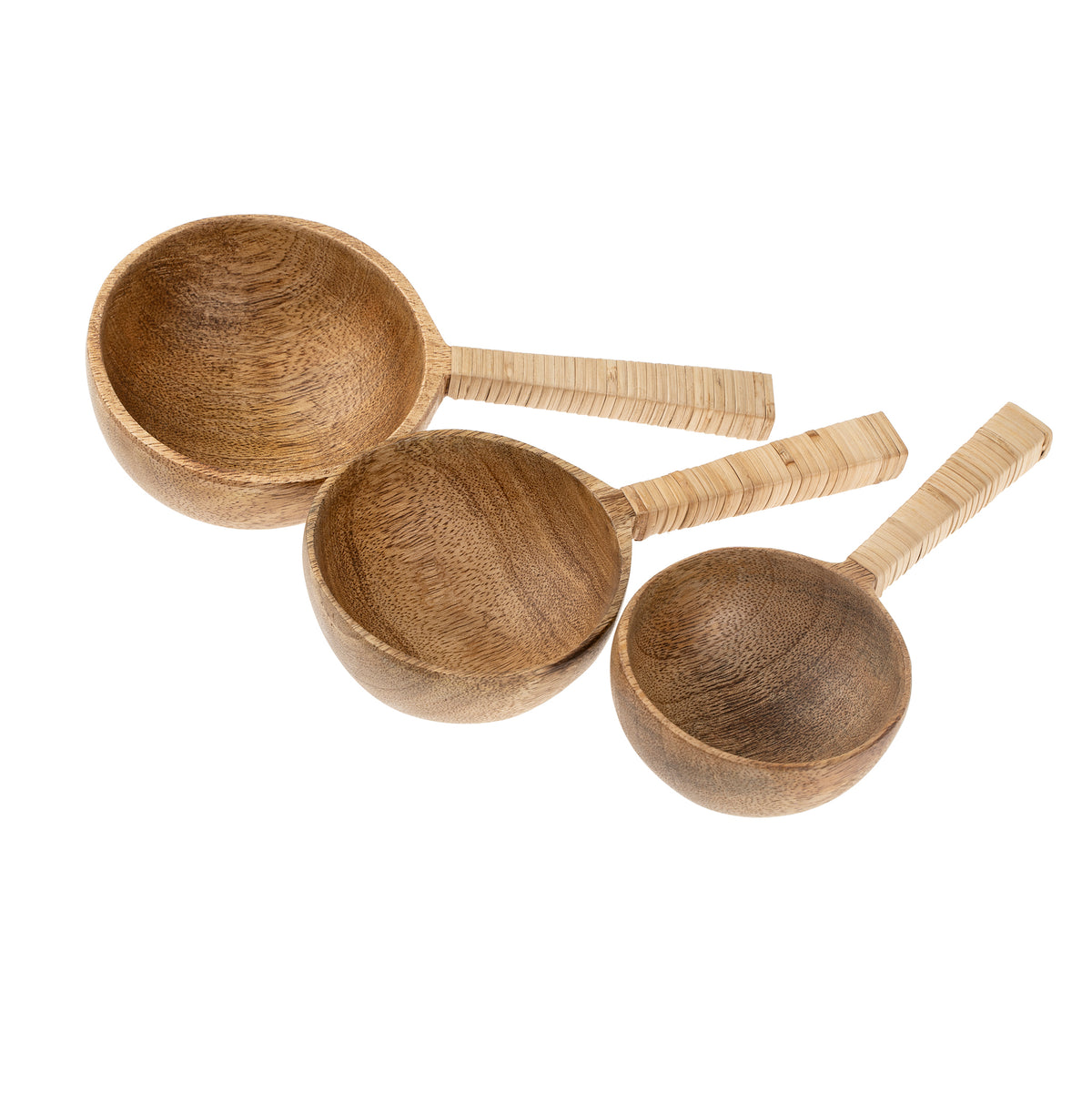 Wooden Scoops S/3