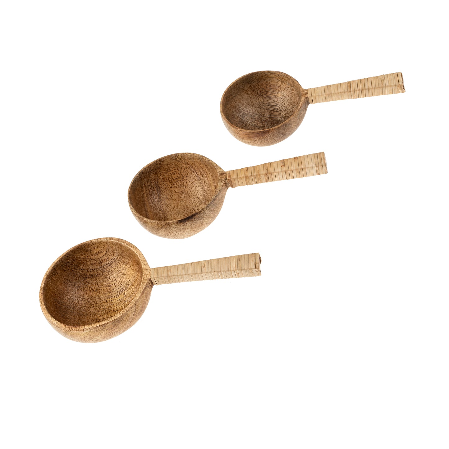 Wooden Scoops S/3