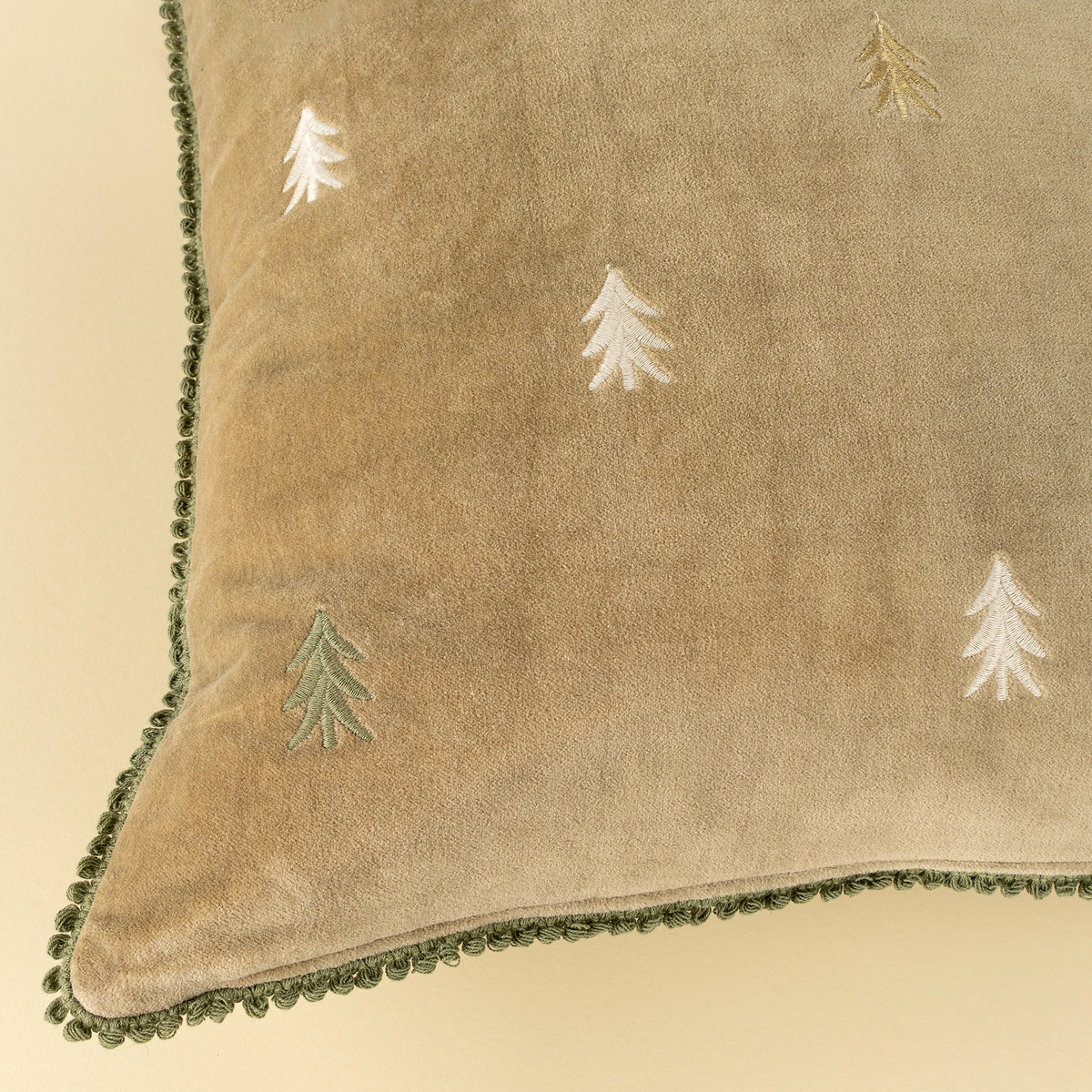 20x20 Velvet Trees Pillow