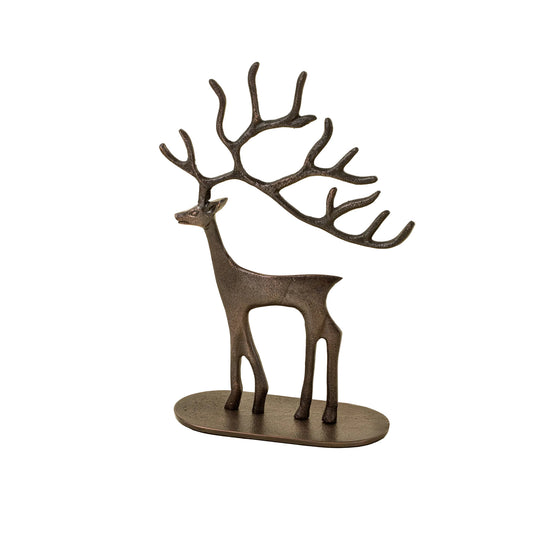Bronze Reindeer Statue S