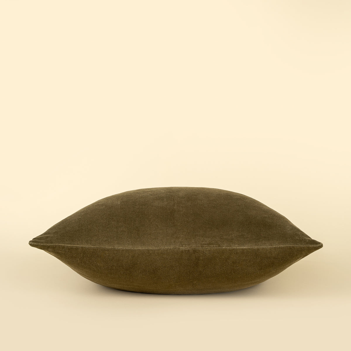 20x20 Vera Luxe Velvet Pillow, Olive