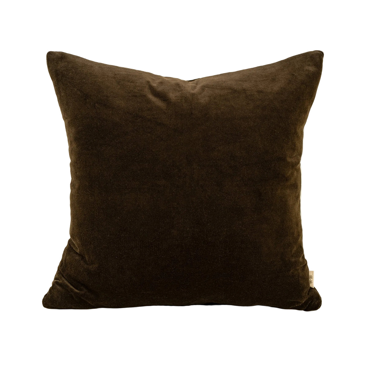 20x20 Vera Luxe Velvet Pillow, Midnight Green