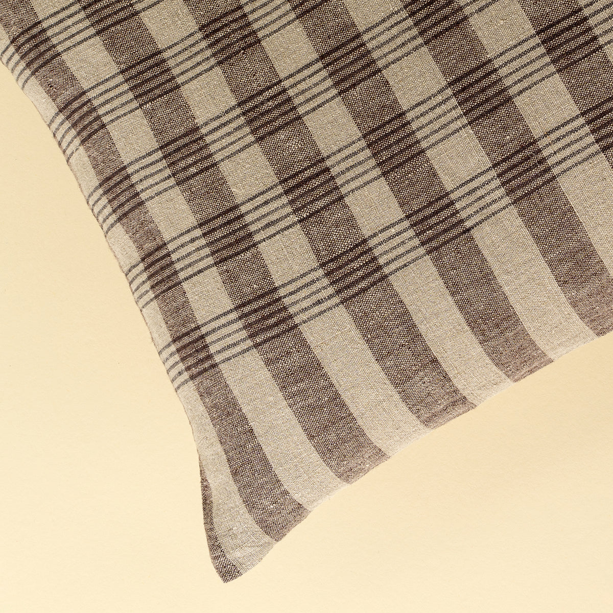 16x24 Homestead Plaid Linen Pillow