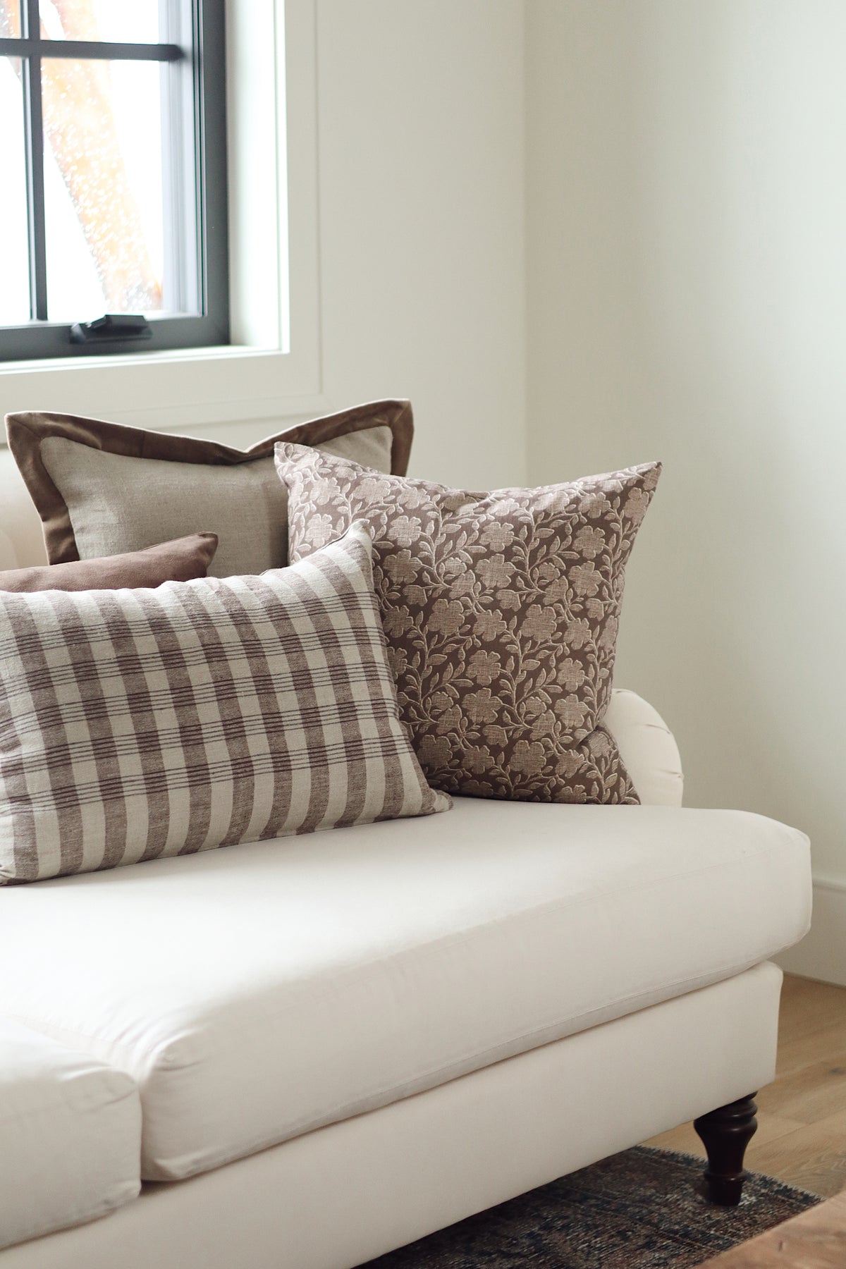 16x24 Homestead Plaid Linen Pillow