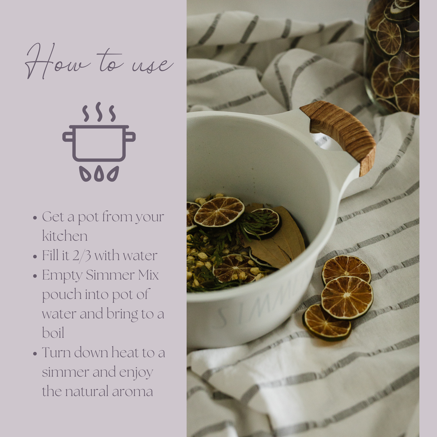 Fall | Be Cozy Simmer Pot Mix, Natural Jasmine Spice Aroma