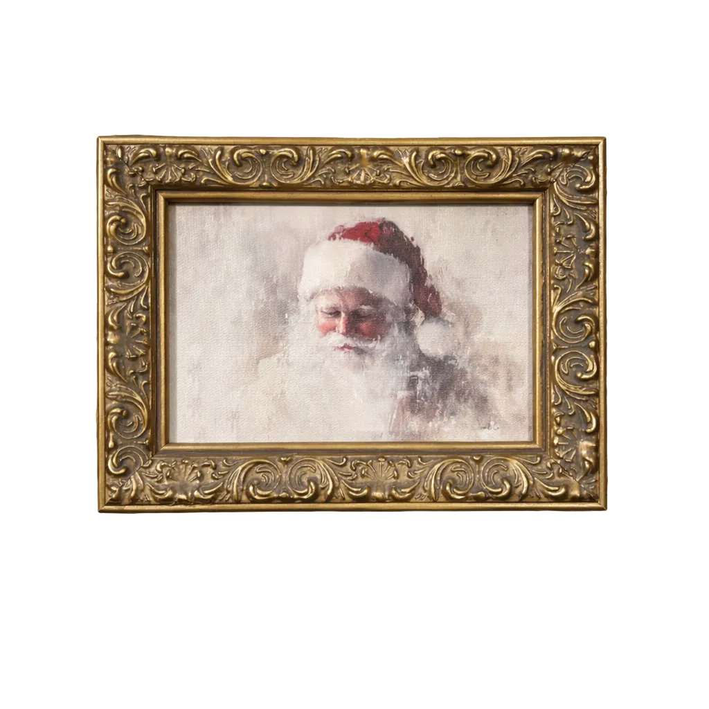 Saint Nicholas | Antique Inspired Brass Heirloom Framed Art