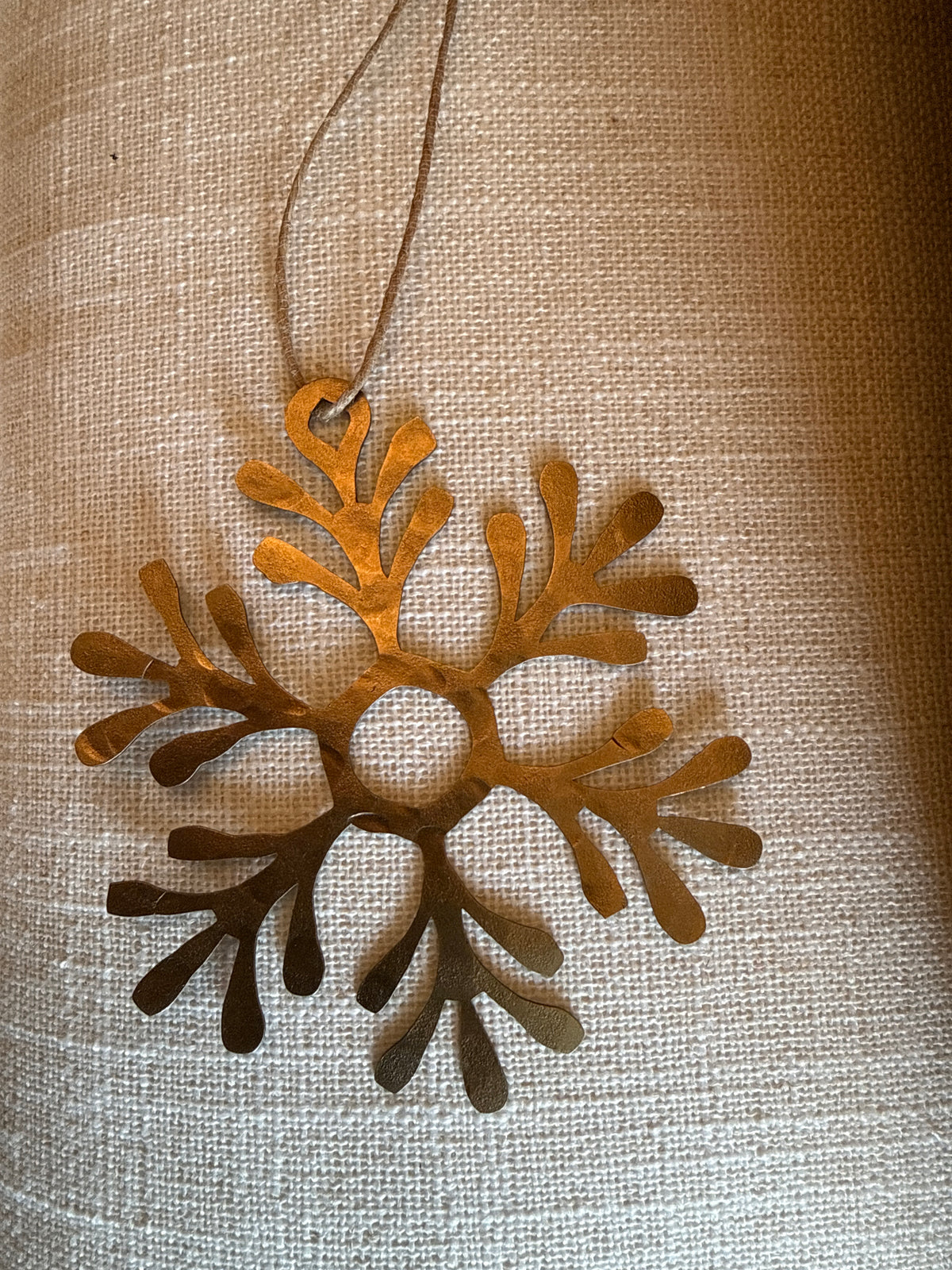 Luster Snowflake Holiday Ornament, Petal