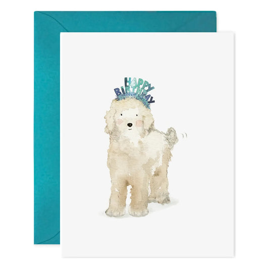 Lucky Dog Birthday Greeting Card