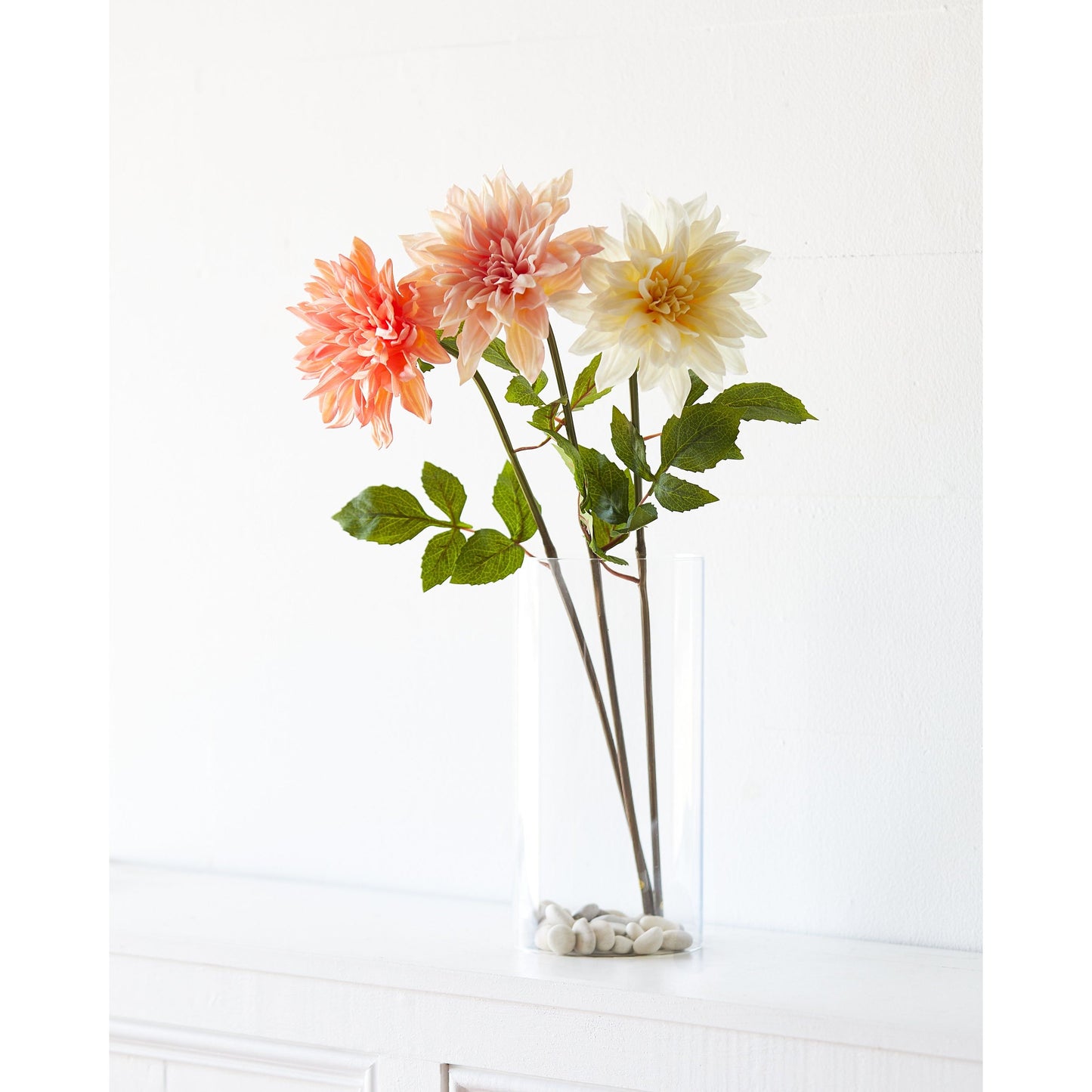 Real Touch Dahlia Stem
