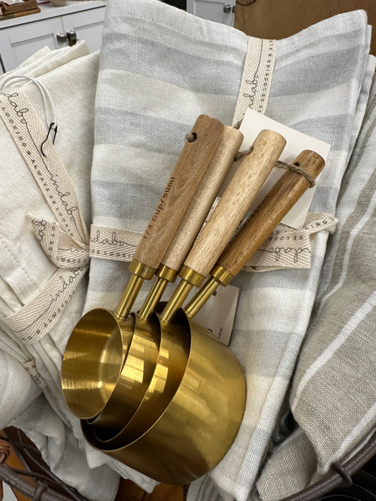 Gold Measuring Cups