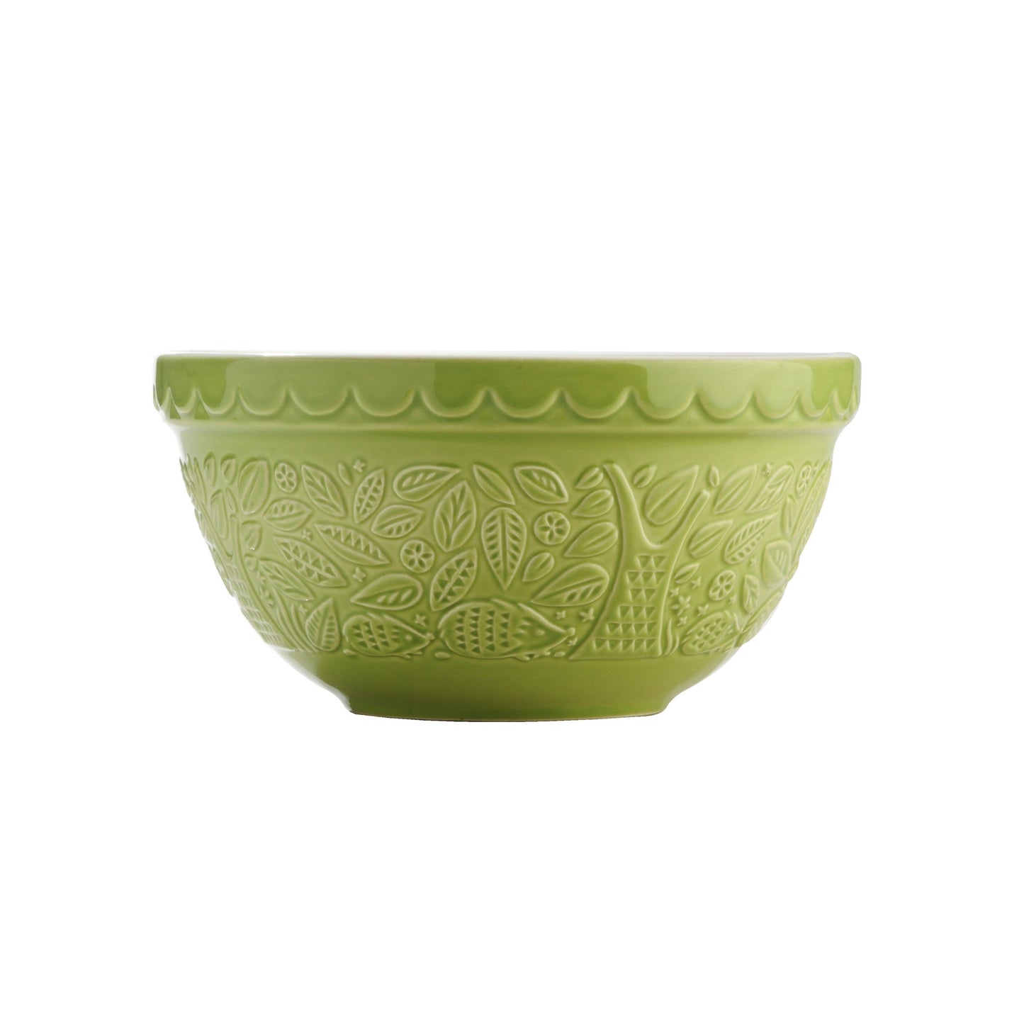 Forest Mixing Bowl Green Hedgehog 21cm