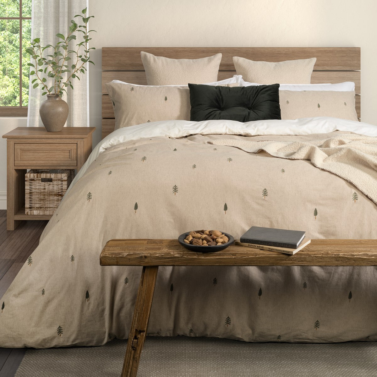 Duvet Cover with Fir Trees