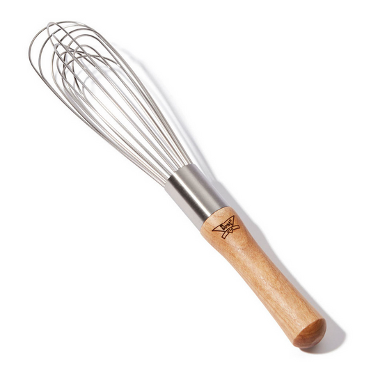 10" French Whisk Wood Handle