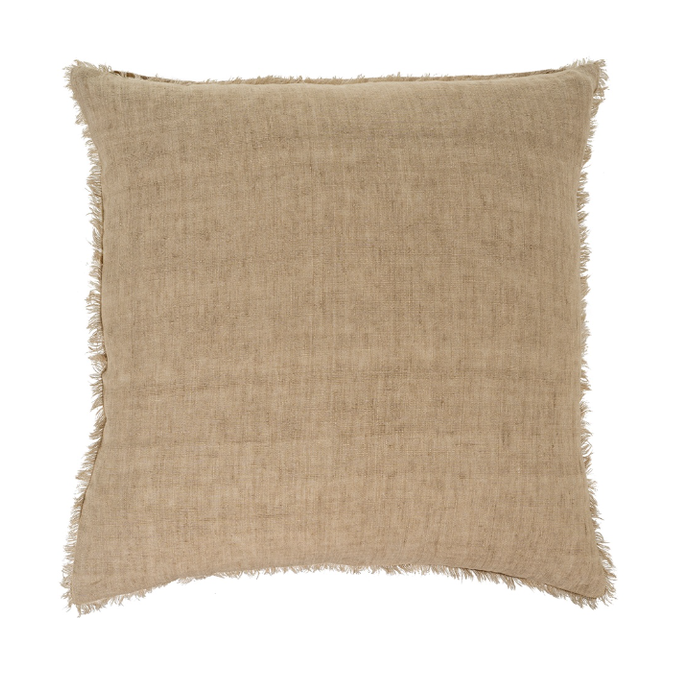 Lina Linen Pillow Dune 24 x 24 Cover Only