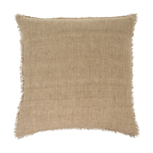Lina Linen Pillow Dune 24 x 24 Cover Only