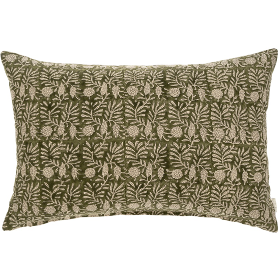 Forest 16x24 Tulsi Block Print Pillow