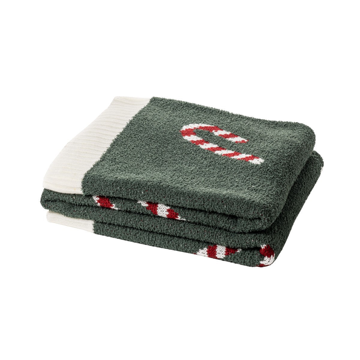 Dark Green Candy Throw