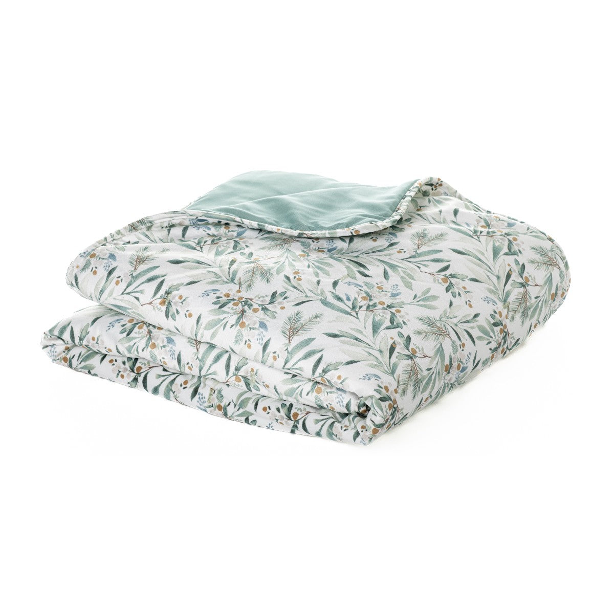 White Throw and Bell-Shaped Sage