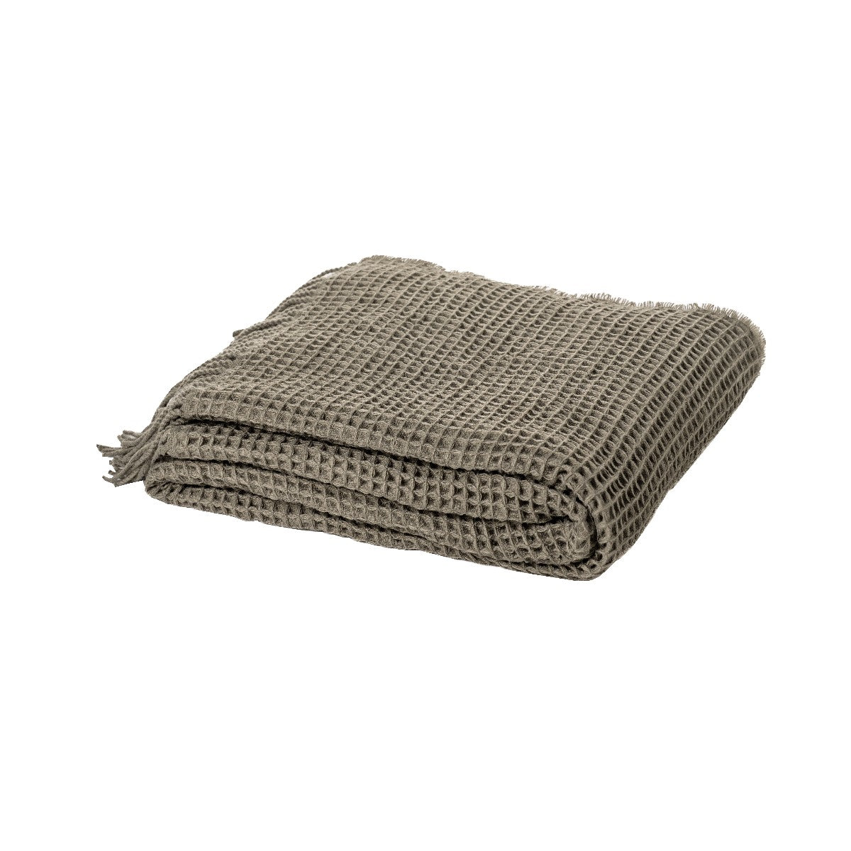 Green Waffle Throw