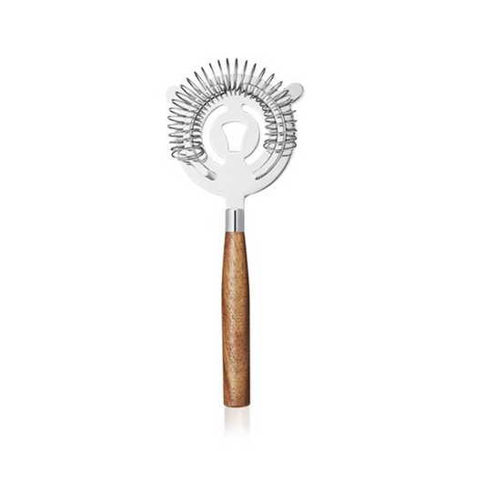 Acacia Handled Cocktail Strainer
