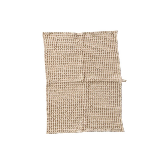 Country Waffle Weave Towel, Beige