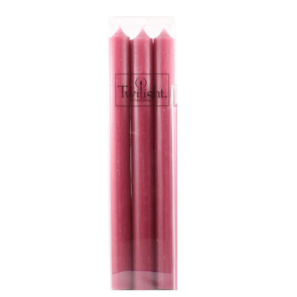Dusty Rose 10” Tapers