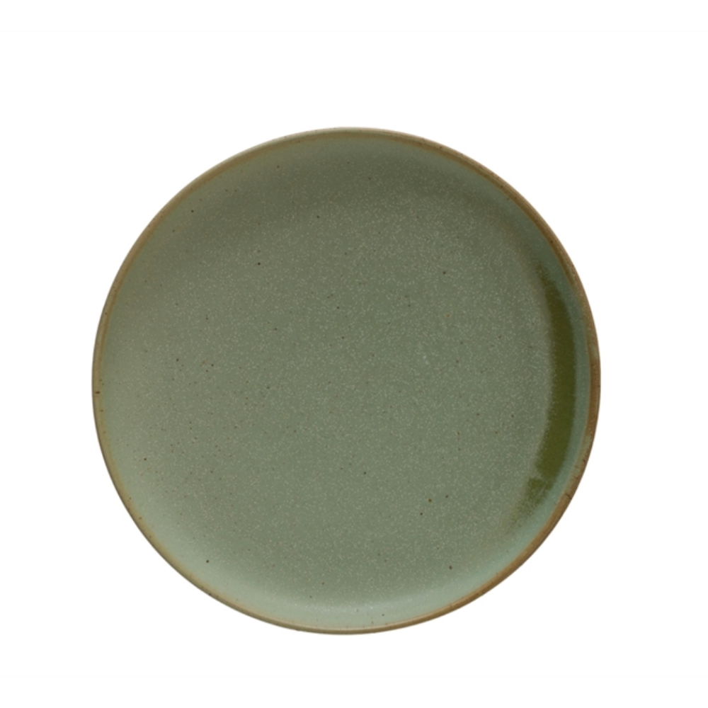 Celadon Stoneware Plate