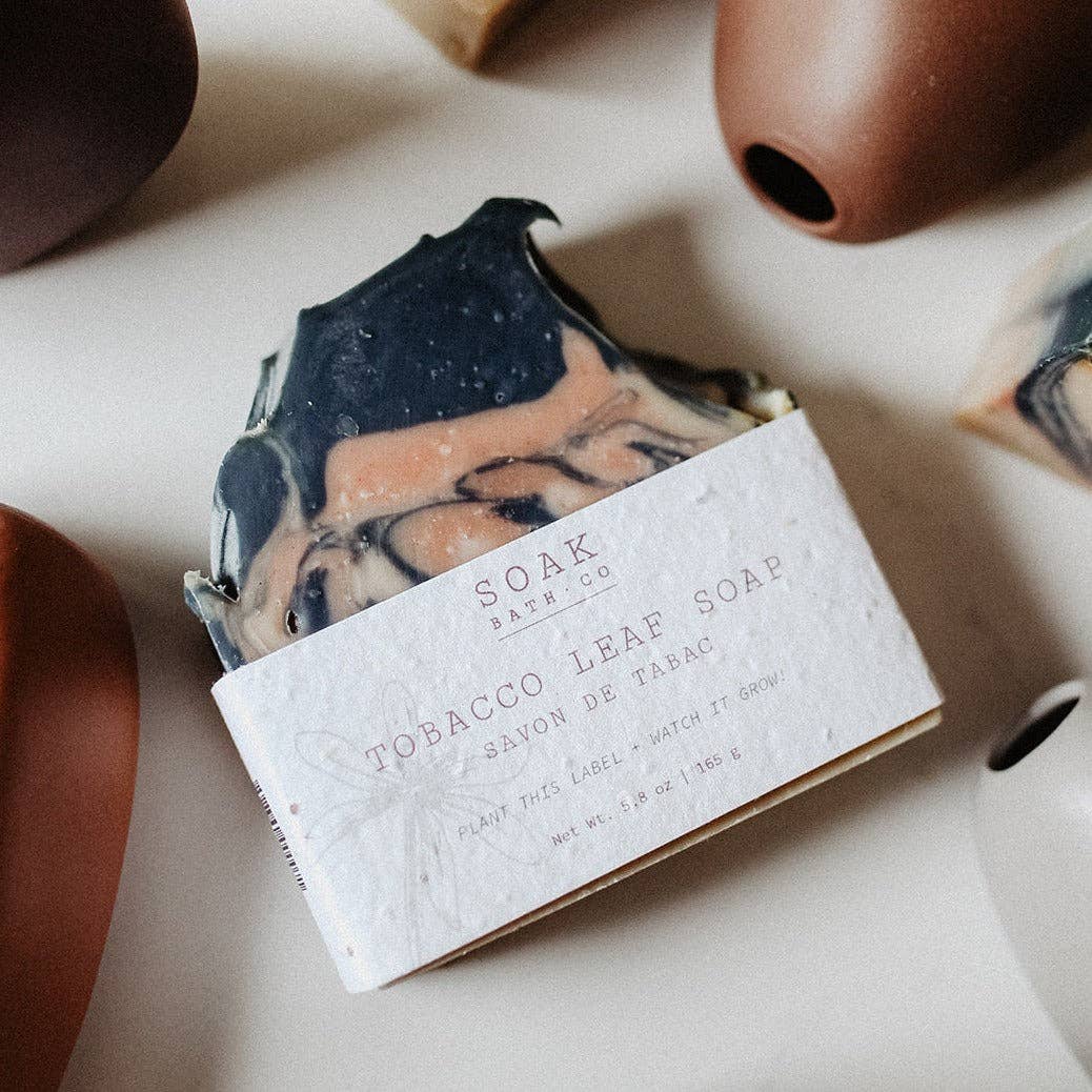 Tobacco Leaf Soap Bar - Canadian Handmade