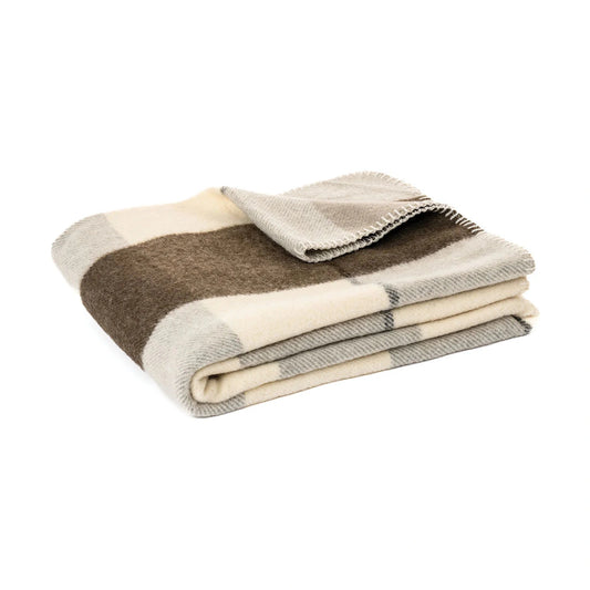 Plaid Wool Throw