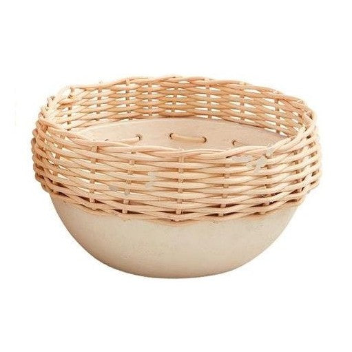 Paper Mache & Rattan Bowl, Small