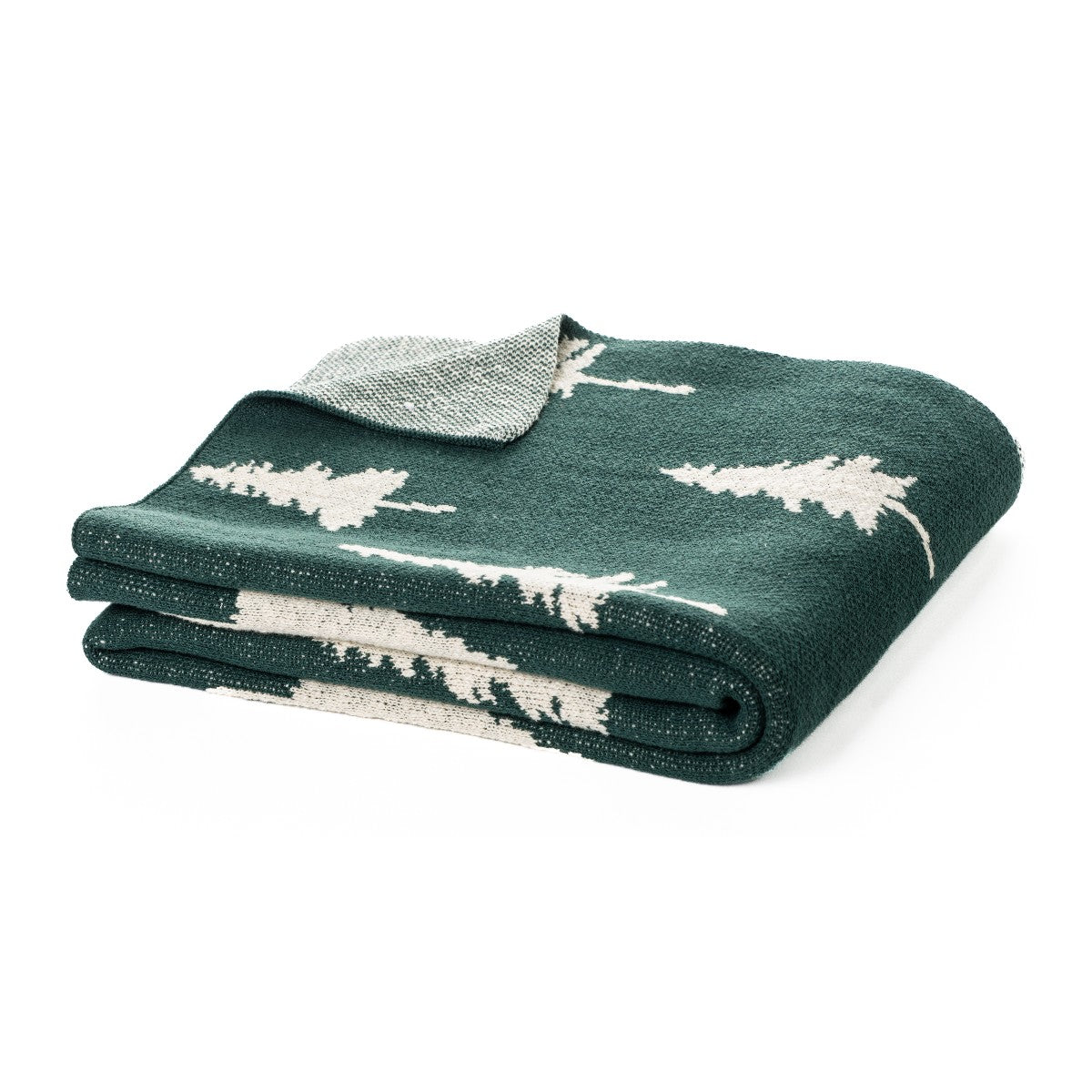 Christmas Green Throw