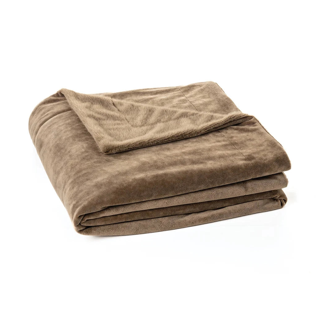 Cozy Taupe Throw