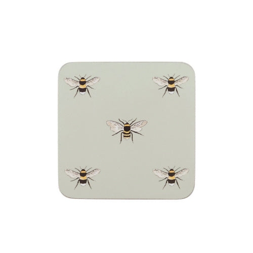 Bees Coasters, Set of 4