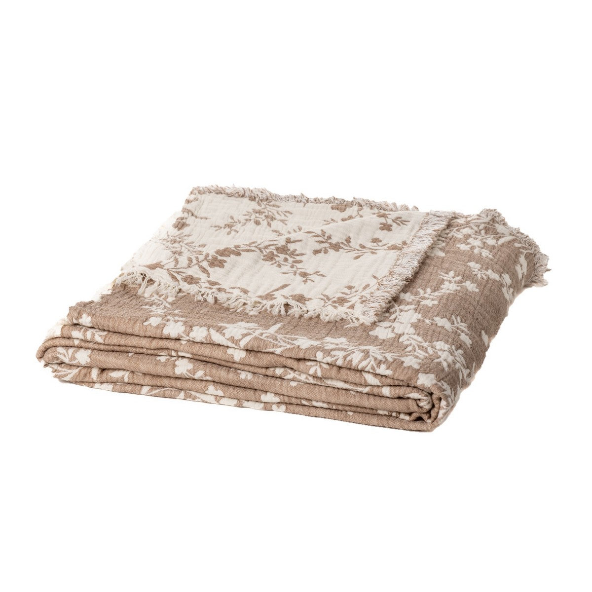 Coffee Flower Throw