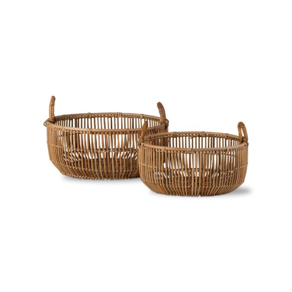 Natural Cabana Rattan Baskets