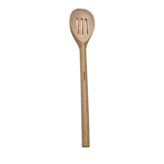Slotted 12” Beechwood Spoon