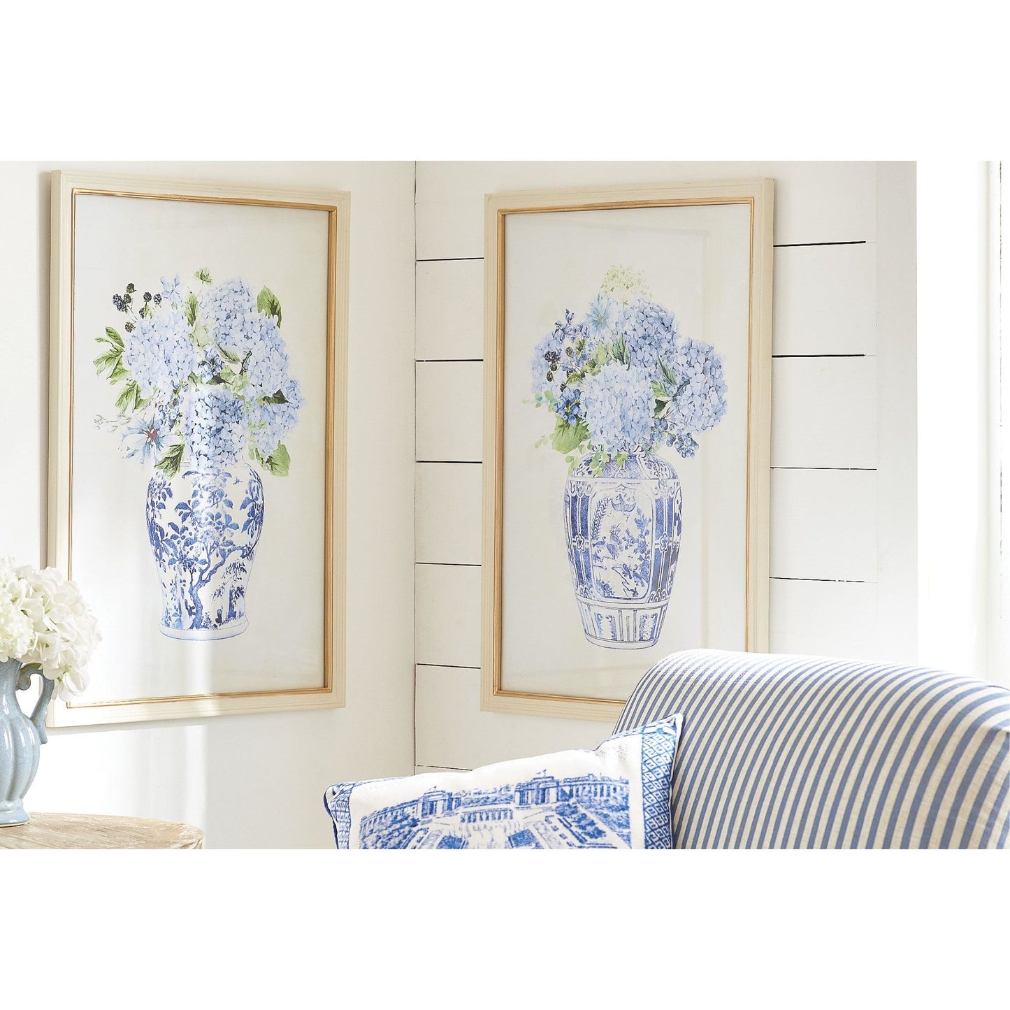 Hydrangea in Vase Framed Print