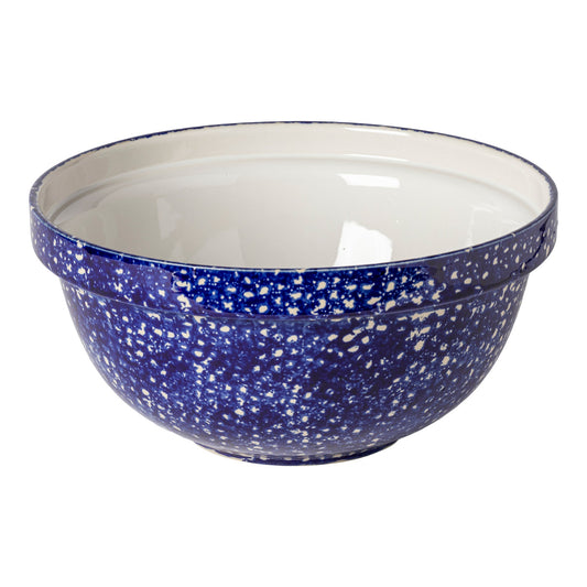 Abbey Blue Splatter Large Mixing bowl