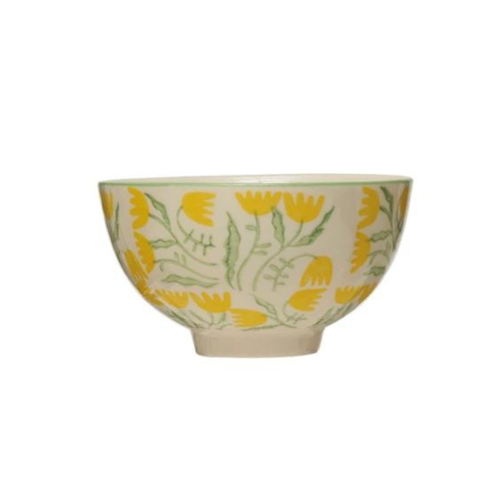 Buttercup Flower Stamped Bowl