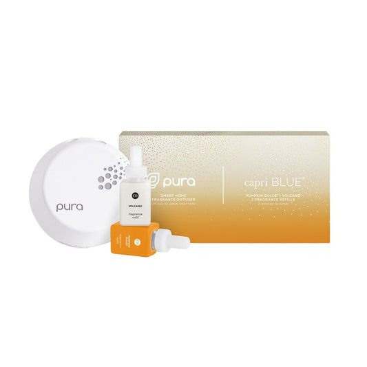 CB + Pura Volcano & Pumpkin Diffuser Kit