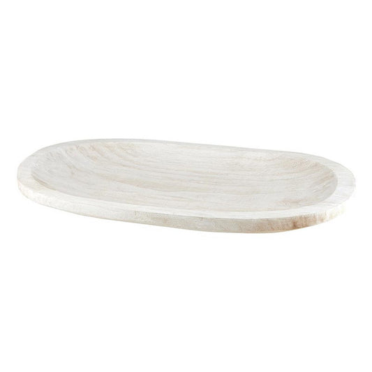 White Paulownia Platter