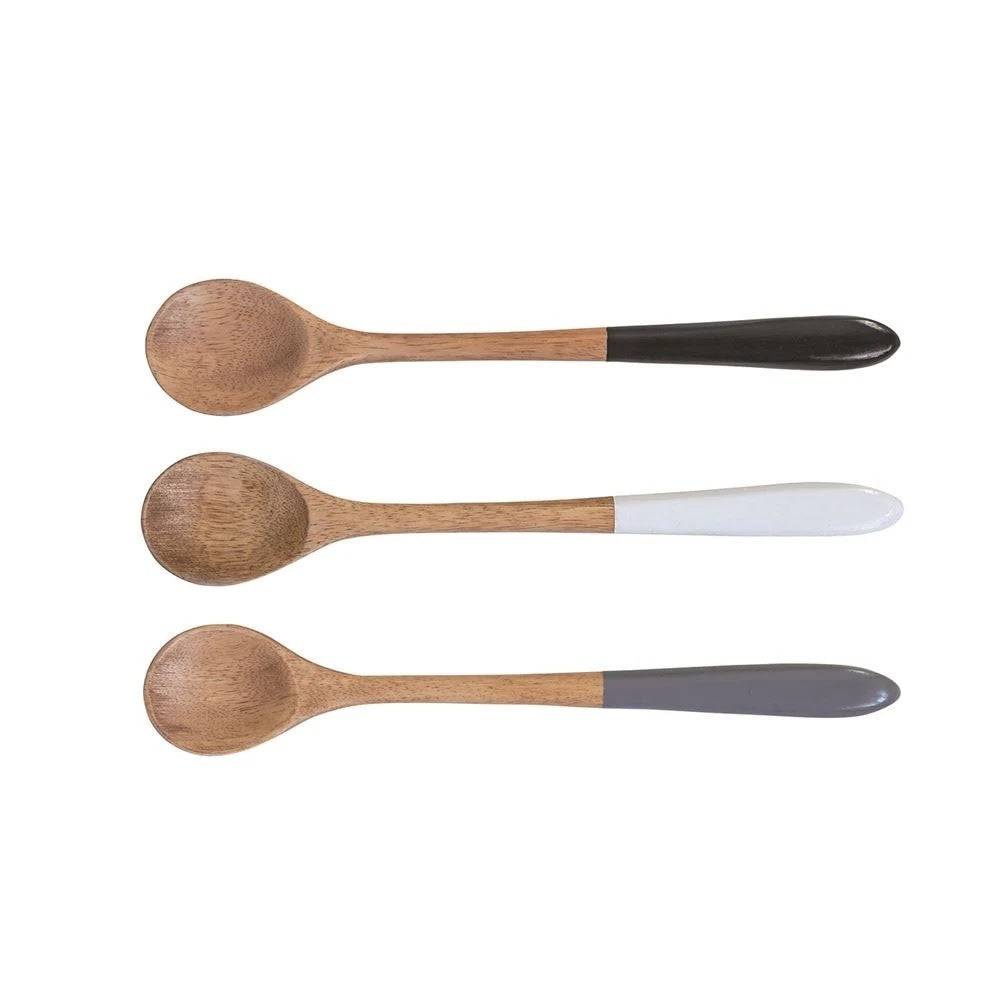 Dipped Mango Wood Spoons (Multiple Colours)