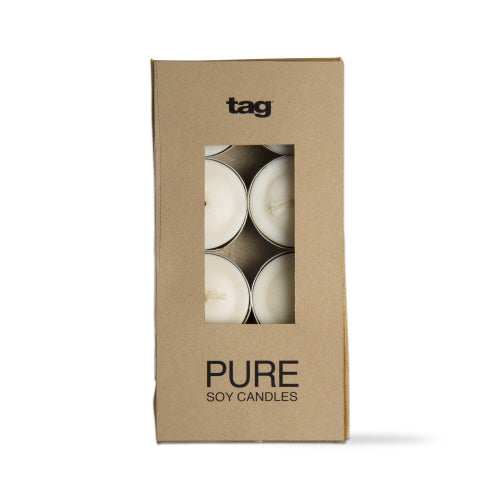 Pure Soy Tealight Set of 8 Ivory